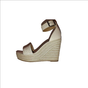 Copper Key Espadrille Wedges Size 6.5M